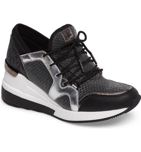 michael kors scout wedge trainers|Michael kors wedge sneakers + FREE SHIPPING .